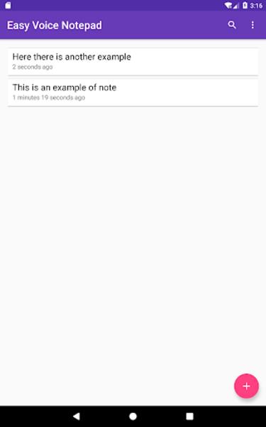 Easy Voice Notepad Screenshot 2