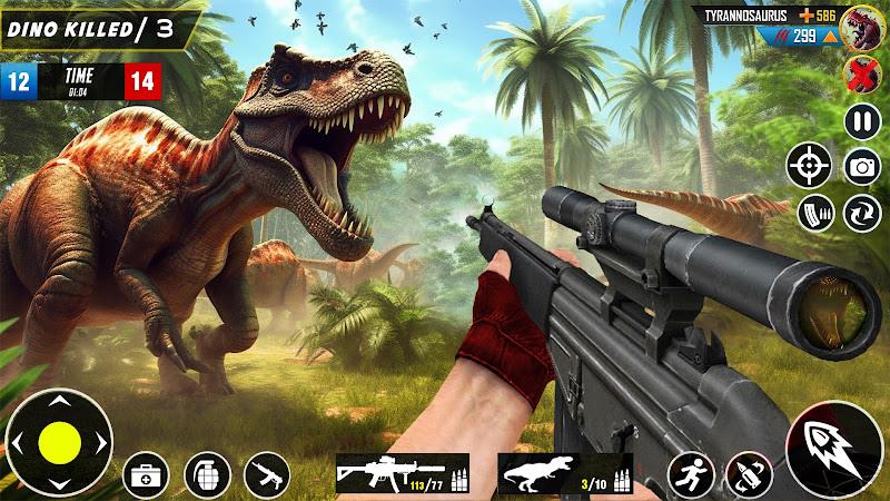 Wild Dinosaur Hunting Game应用截图第2张