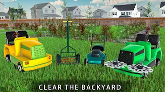 Mowing Simulator Grass Cutting Screenshot 4