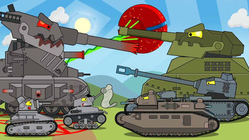 Merge Tanks: Idle Merge Arena 스크린샷 1