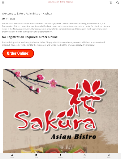 Sakura Asian Bistro - Nashua スクリーンショット 3