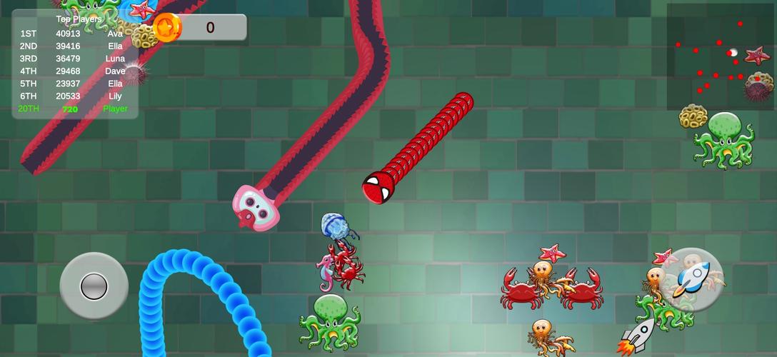 Snake Zone.io Slither Worm應用截圖第2張