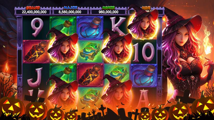 Vegas Casino: Witch Slots スクリーンショット 1