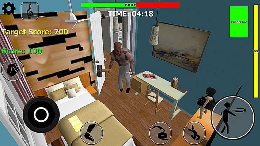 Granny Sim: Baby Granny 3D應用截圖第2張