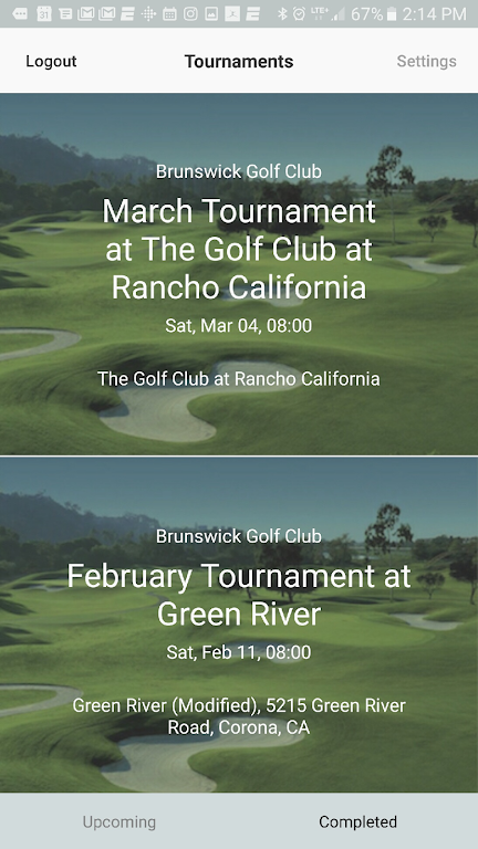 EZ Golf League應用截圖第1張
