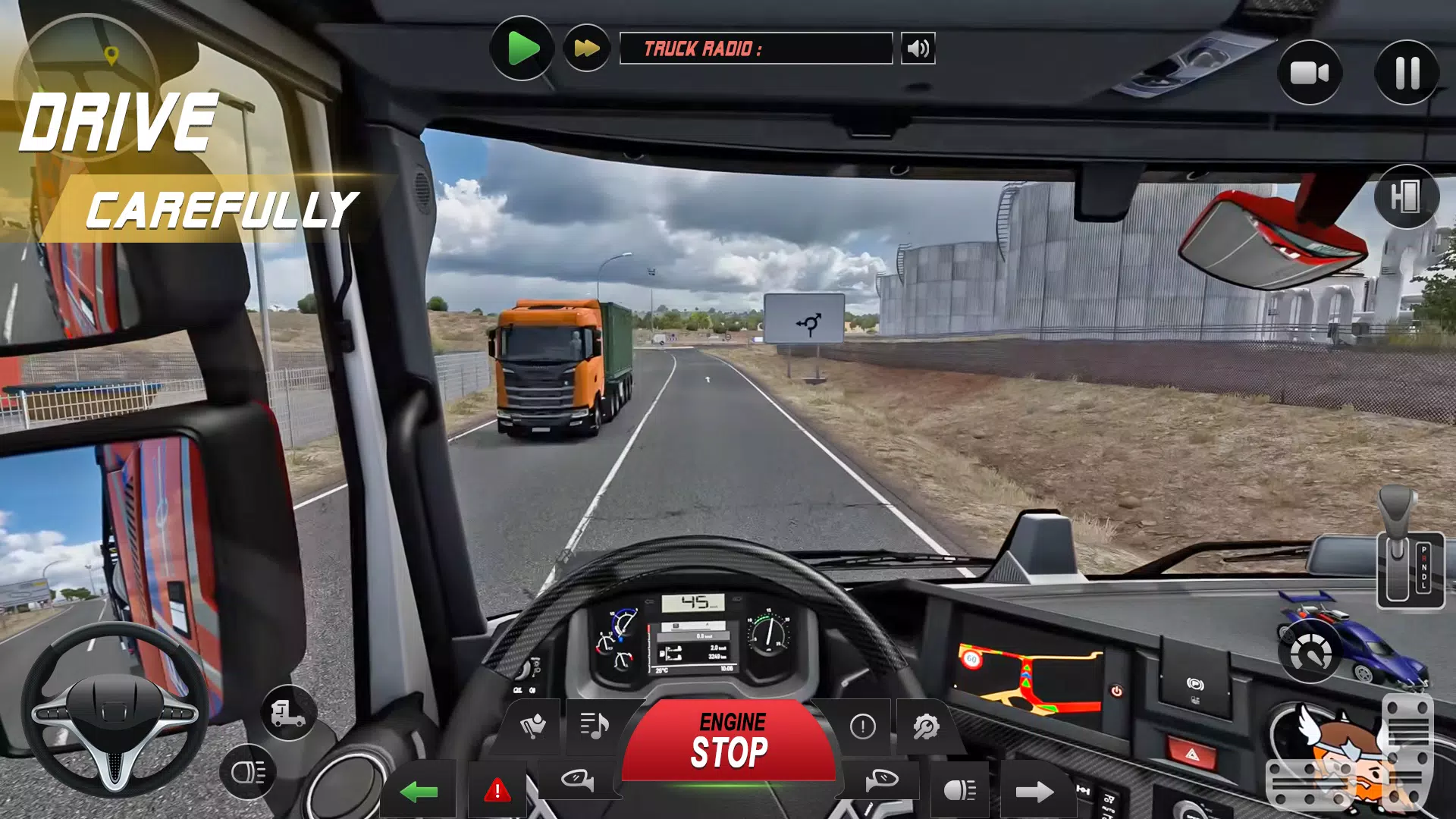 Euro Truck Driving Game 3d应用截图第4张