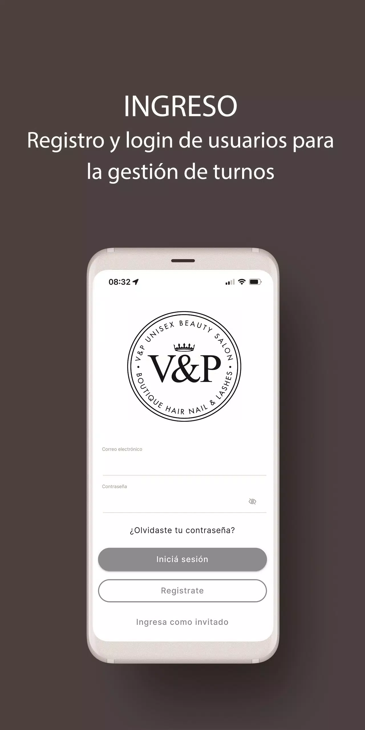V&P Beauty Salon Turnos Captura de tela 1