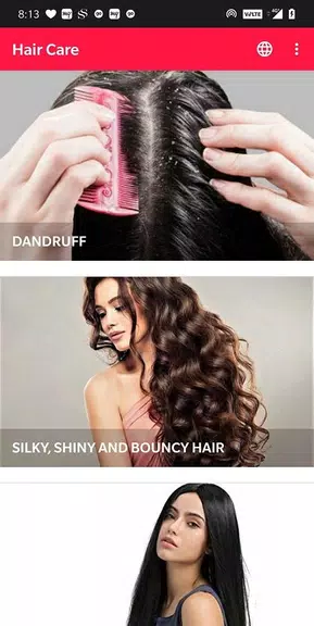 Hair Care - Dandruff, Hair Fal 스크린샷 1