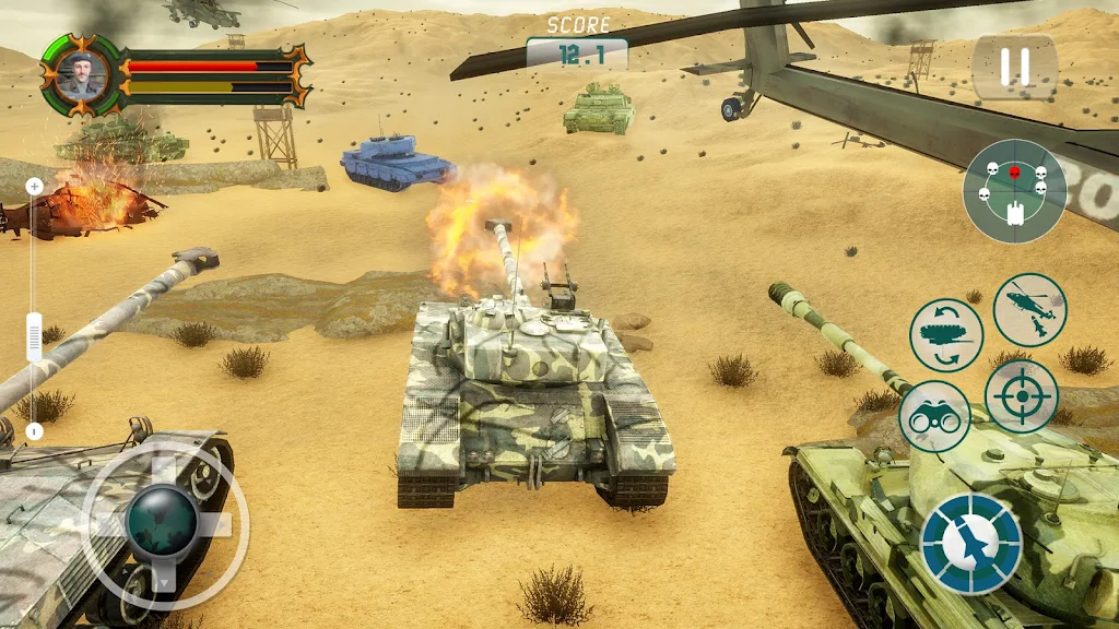 juegos de tanques de guerra Captura de pantalla 1