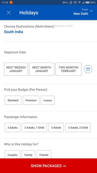 MakeMyTrip Hotels, Flight, Bus Screenshot 3