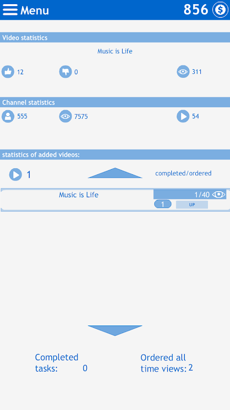 Many views, likes, subscribers for video应用截图第2张