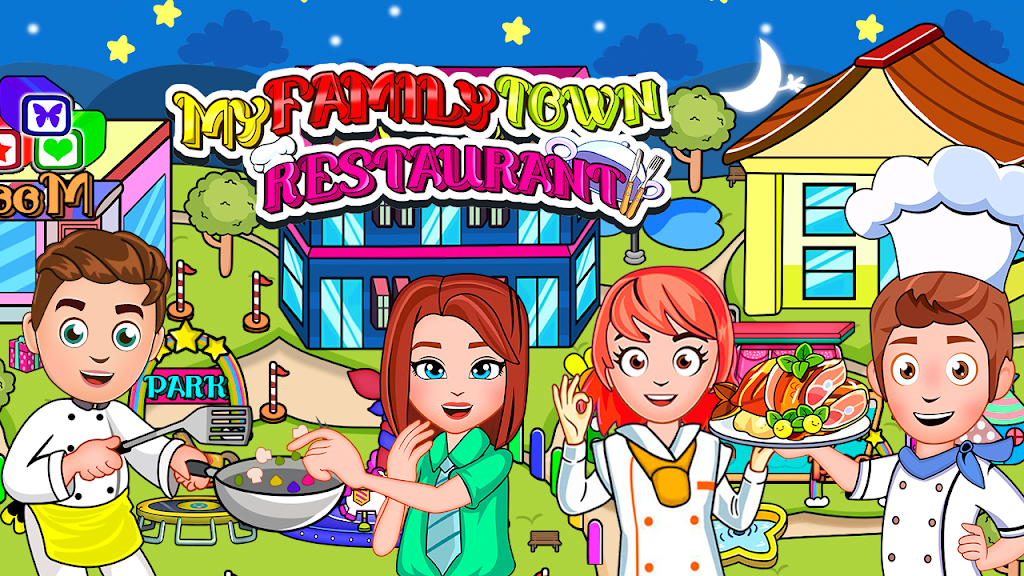 My Family Town : Resturant Captura de tela 1