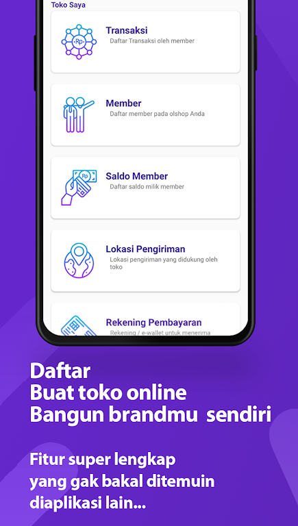 bukaOlshop - Buat App Toko 스크린샷 4