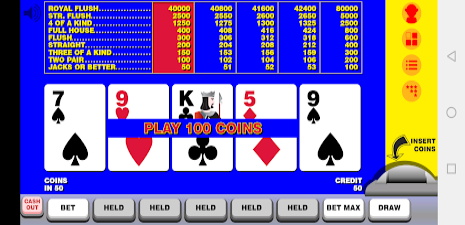 Video Poker with Double Up Captura de tela 3