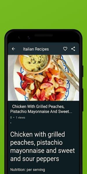 Italian Recipes應用截圖第3張