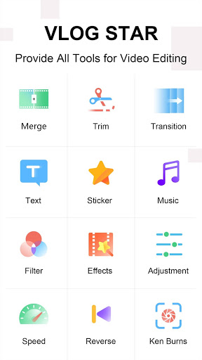 Vlog Star - 비디오 효과 편집기 스크린샷 2