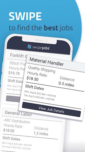 swipejobs Captura de pantalla 1