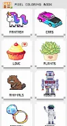 Pixel Art Coloring By Numbers Скриншот 1