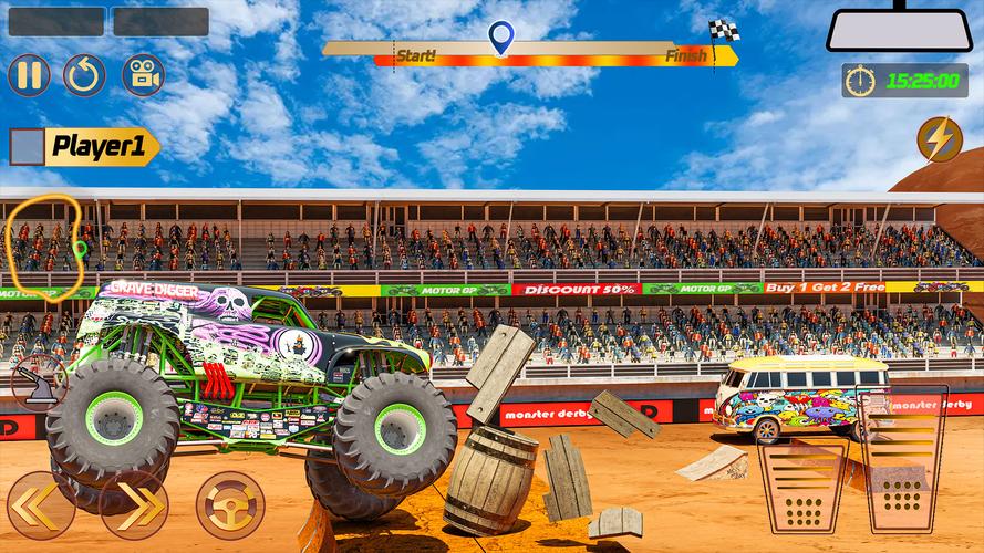 Monster Truck: Derby Games應用截圖第3張