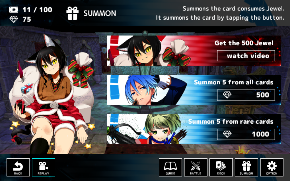 Jewel Savior Card Battle Скриншот 2