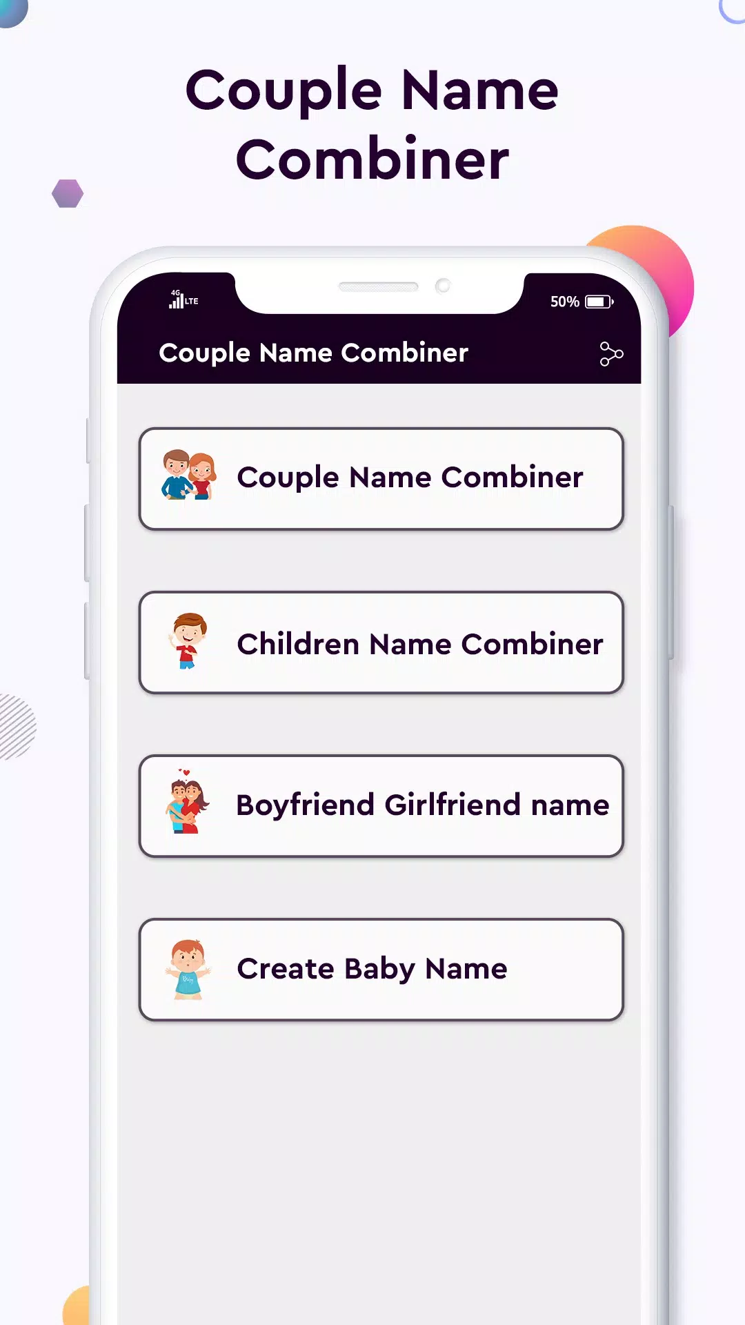 Baby name Couple Name Combiner 스크린샷 2