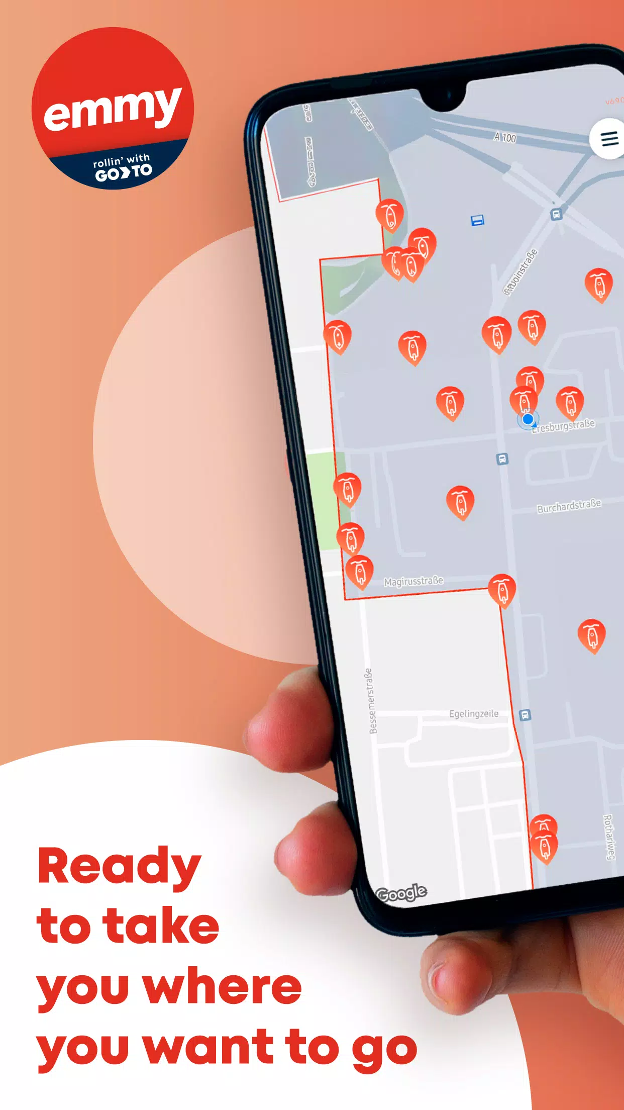 emmy: electric moped sharing Screenshot 1