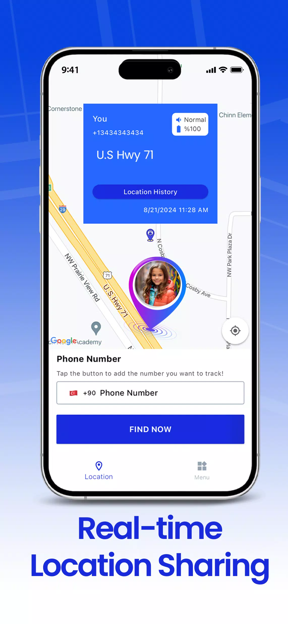 Phone Tracker GPS GeoPoint360 Capture d’écran 1