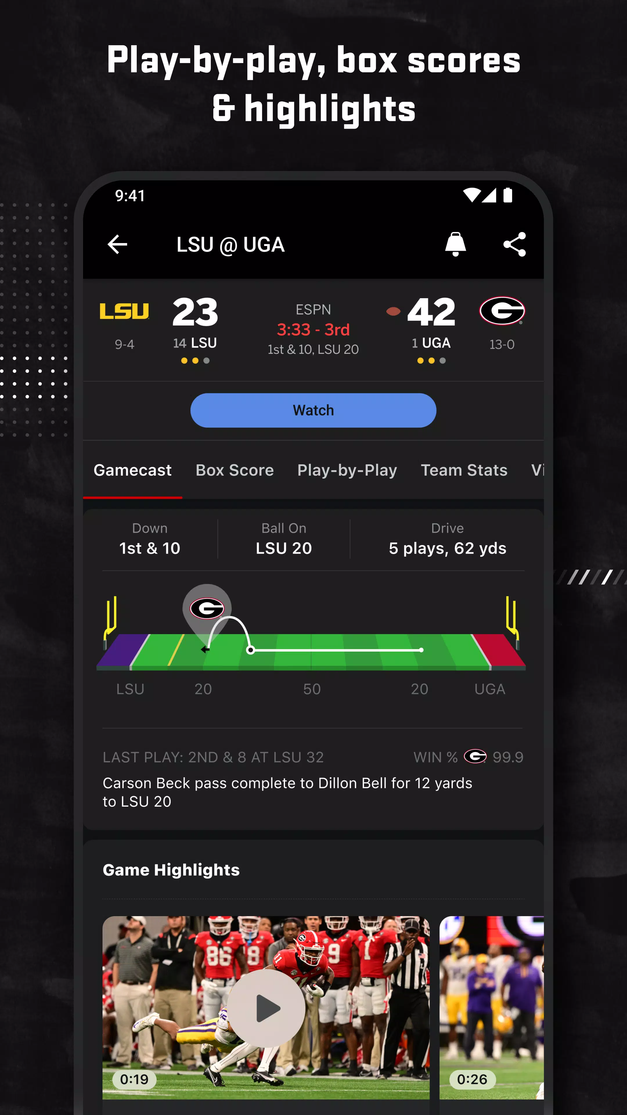 ESPN應用截圖第4張