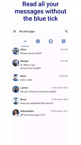 NoBlueTick: No Last Read スクリーンショット 1