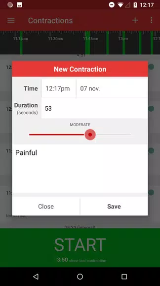 Contractions Timer for Labor スクリーンショット 3