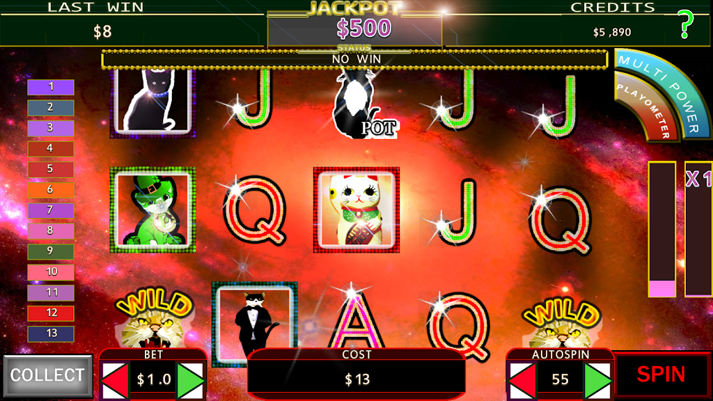 Lucky Beckoning Kitty (Maneki-Neko) FREE CAT SLOT Capture d’écran 1