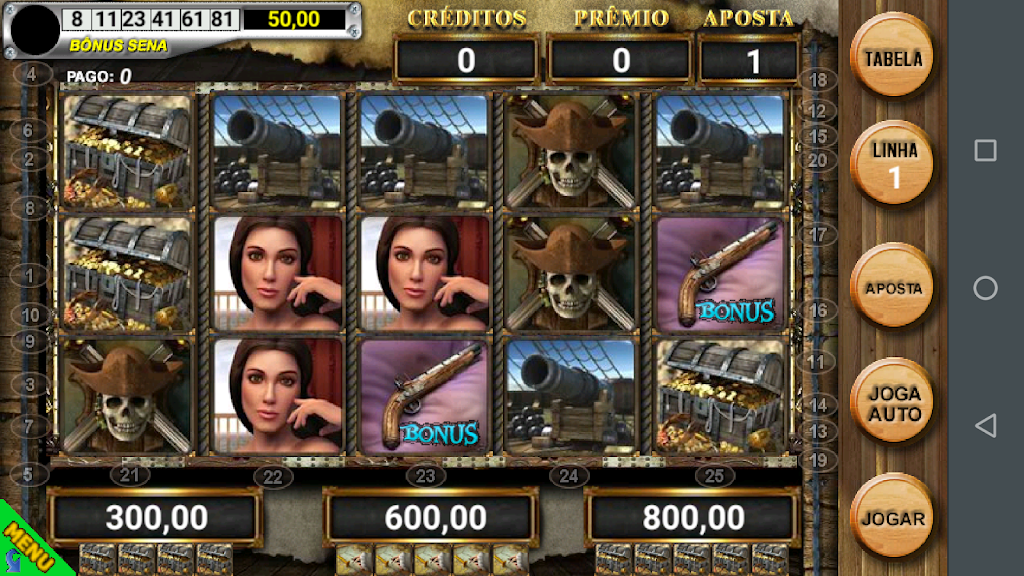Bucaneiros Caça Níquel 스크린샷 1