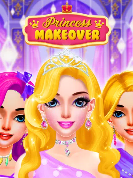 Pink Princess MakeUp Salon Capture d’écran 1
