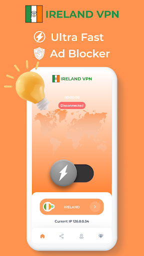 Ireland VPN - Private Proxy Captura de pantalla 2