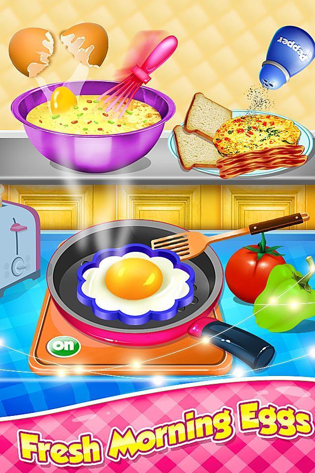 Breakfast Cooking - Kids Game स्क्रीनशॉट 1