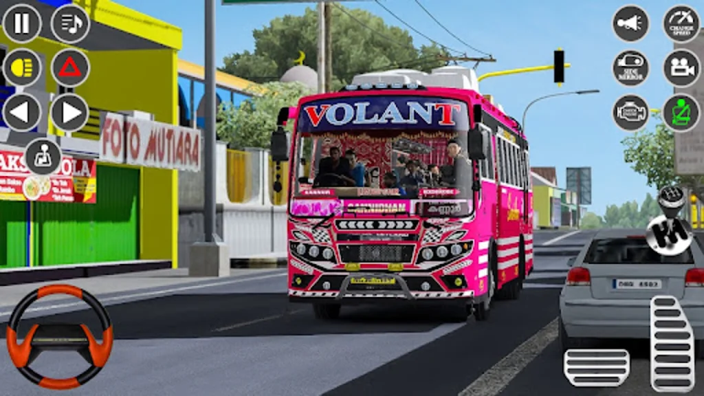 Real Passenger Bus Driving Sim Captura de tela 3