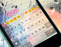 Free Glass Emoji Keyboard Skin应用截图第3张