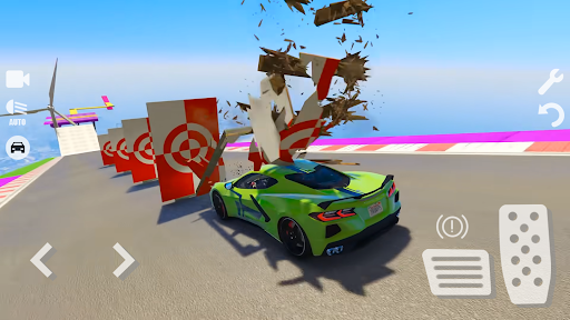 Spider Superhero Car Stunts: Car Driving Simulator Screenshot 2