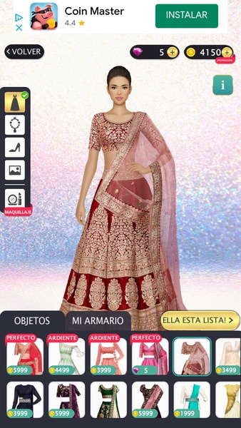 Indian Fashion Dressup Stylist Screenshot 4