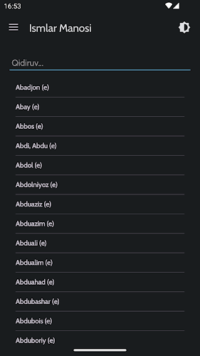 Ismlar manosi - O‘zbek スクリーンショット 4