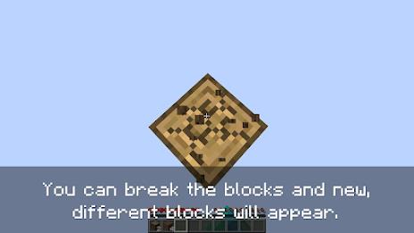 One block survival for MCPE Capture d'écran 2