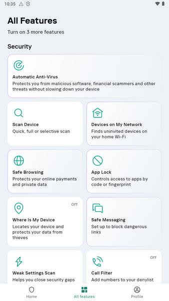 Kaspersky Antivirus: AppLock應用截圖第4張