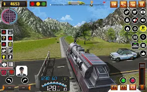 Uphill Train Track Simulator Скриншот 1