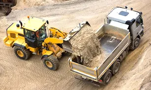 Dumper Truck Transport Driving Captura de pantalla 1