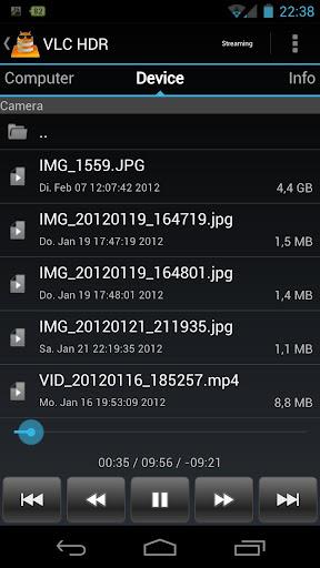 VLC HD Remote (+ Stream) 스크린샷 2