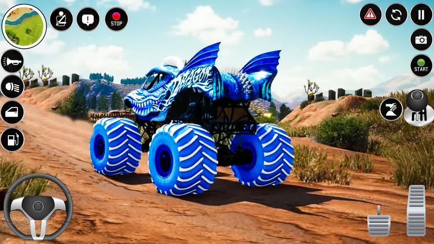 Extreme Monster Truck Game 3D應用截圖第2張