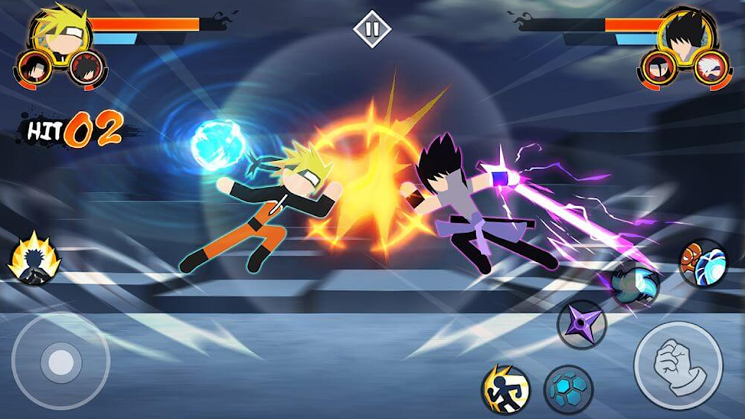 Stickman Ninja Fight 3v3 Mod 스크린샷 1