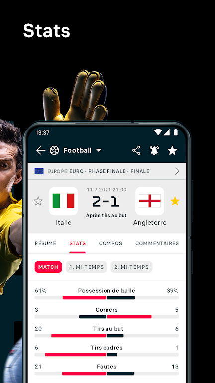 Flashscore - flash résultats 스크린샷 4