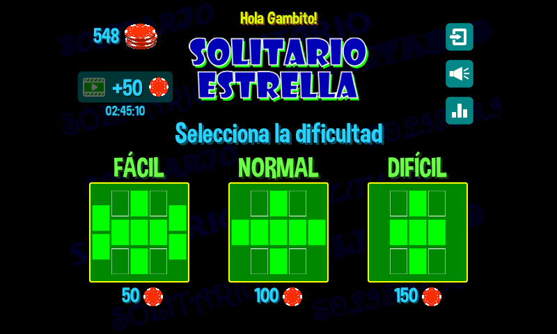 Solitario Estrella Скриншот 3