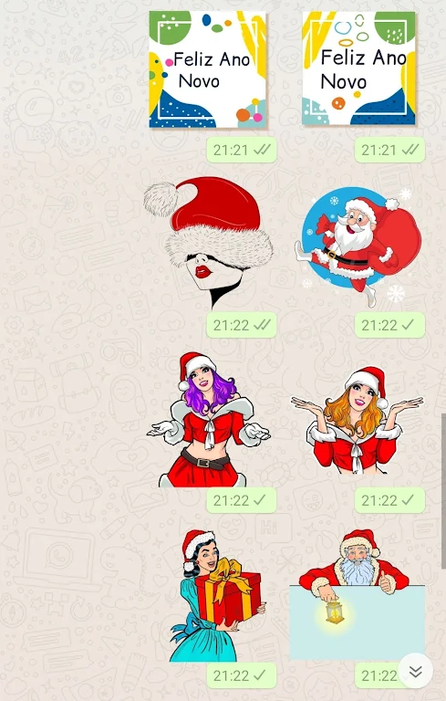 Feliz Ano Novo 2023 Figurinhas Capture d’écran 2